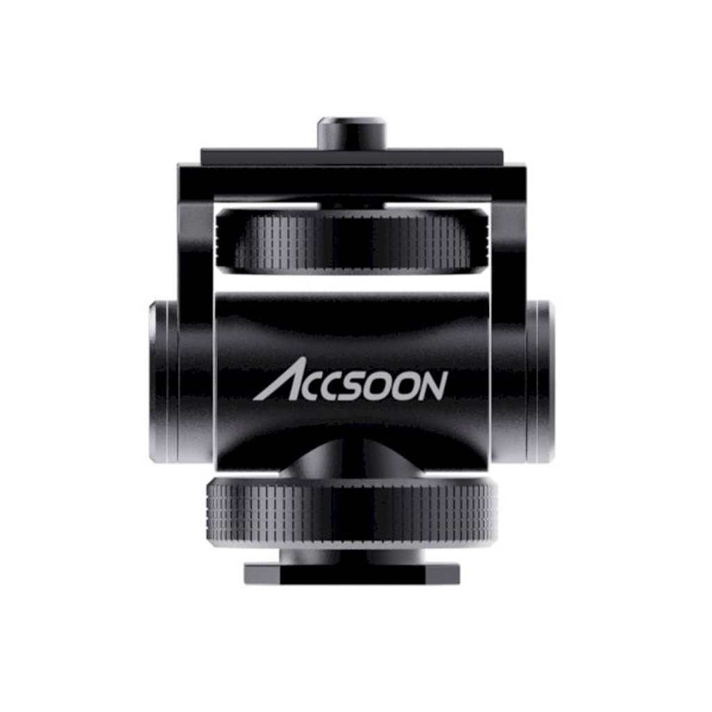 Accsoon 1/4" Çok Yönlü Cold Shoe Mount Adaptör