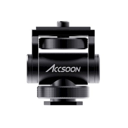 [AA-01] Accsoon 1/4" Çok Yönlü Cold Shoe Mount Adaptör